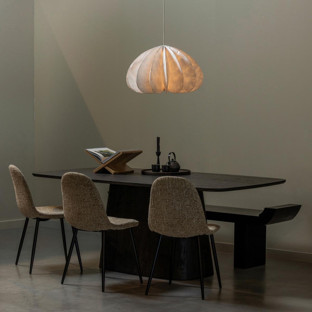 Esstisch Leah Dunkelbraun - Dunkelbraun, Design, Holzwerkstoff (200/105/76cm) - Livetastic