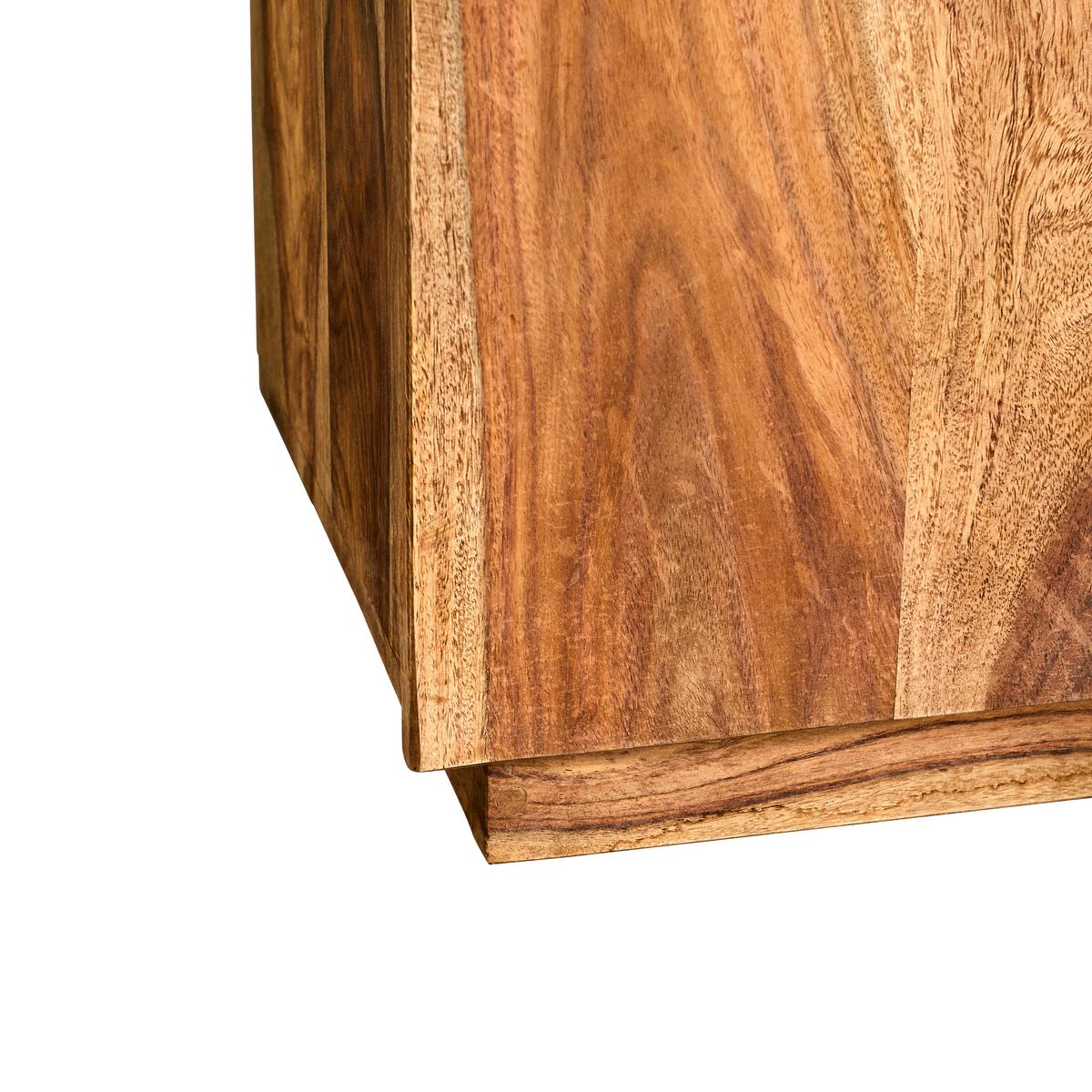 MEBLOŚCIANKA DO SALONU KALKUTA - kolor palisandrowy, Konventionell, drewno (265/175/40cm) - Livetastic