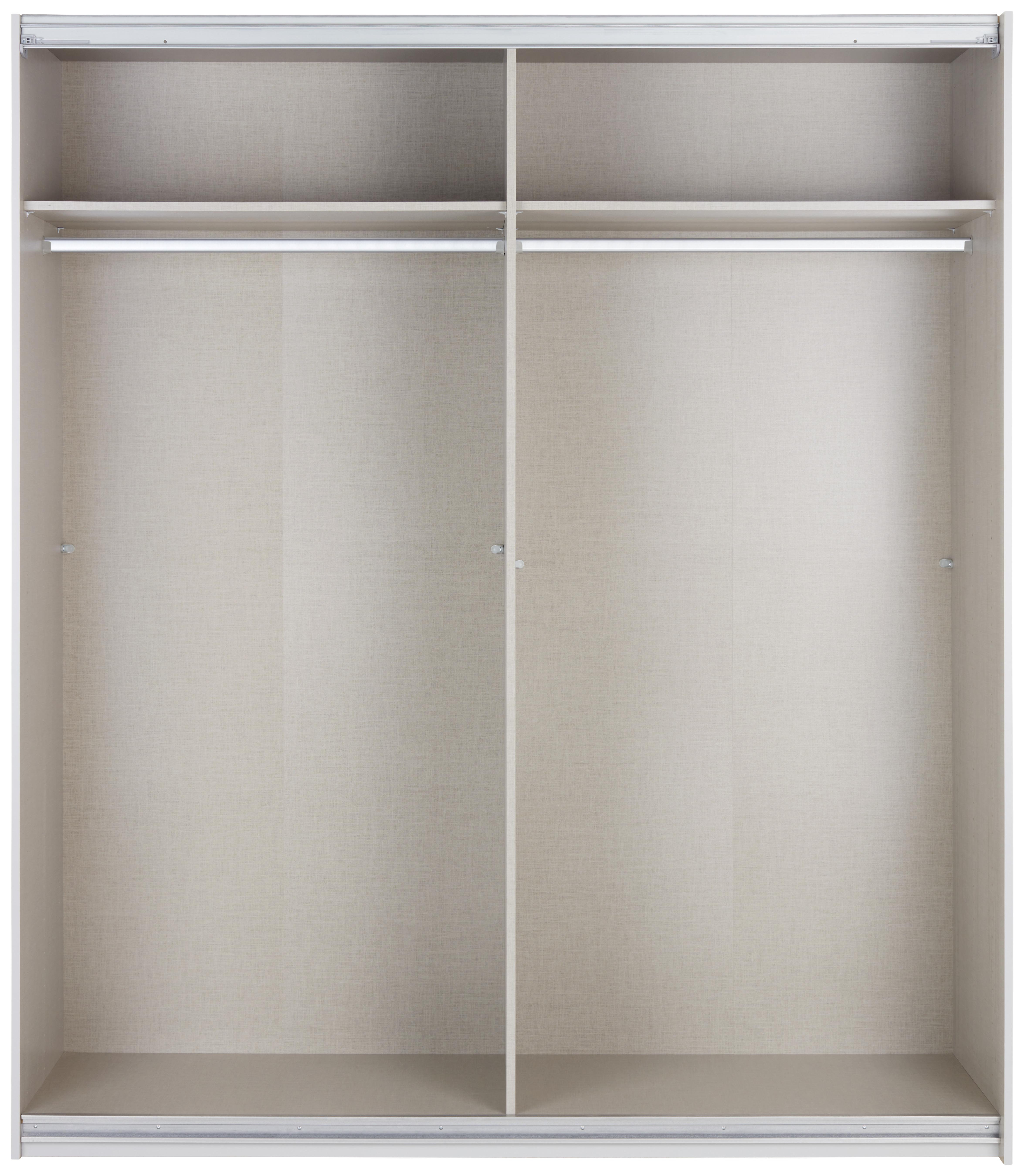 Dulap FELDKIRCH 8 - culoare lemn stejar/gri, Modern, material pe bază de lemn (181/210/62cm)