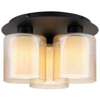 LAMPA SUFITOWA DALIHA - kolor bursztynowy, Design, metal/szkło (35/21cm) - Collet's Monde