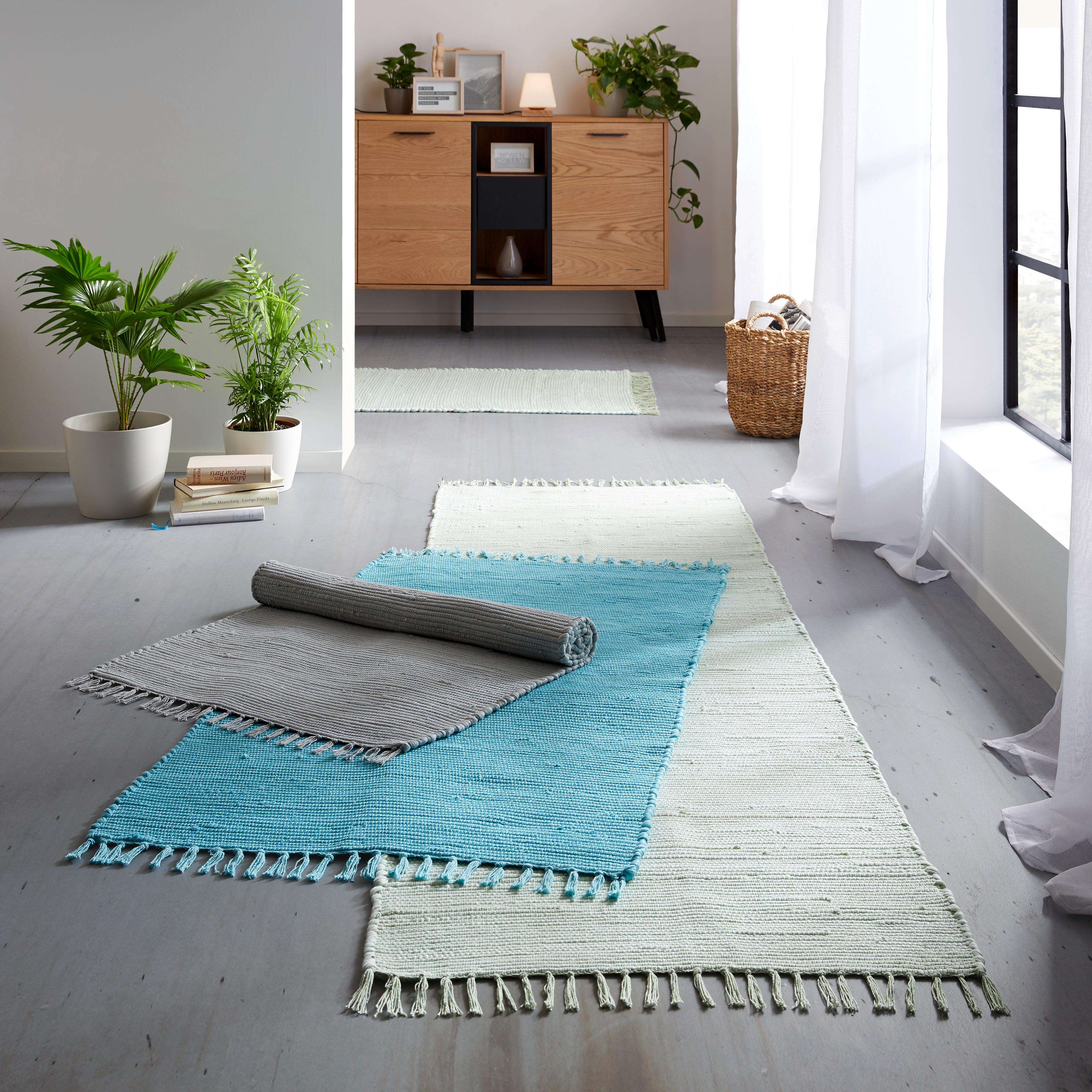 TRASMATTA JULIA 2 - ljusgrön, Romantik / Lanthus, textil (70/130cm) - Mömax