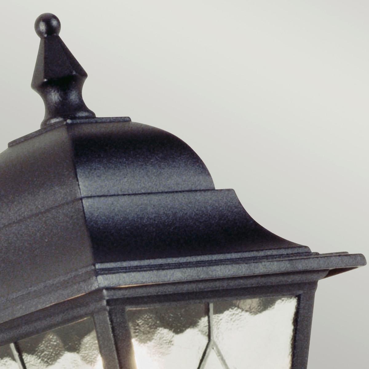 Vanjska Zidna Svjetiljka Nr1-Blk - crna, Basics, staklo/metal (18.4/45cm)