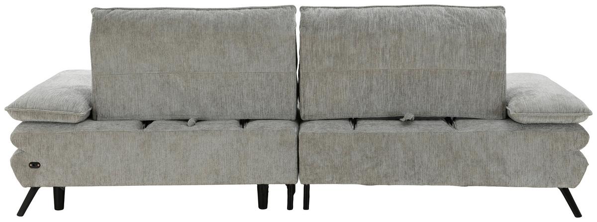 Kutna Garnitura Castello - siva/crna, Moderno, drvo/metal (110/174/97/276cm) - Mömax