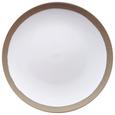 Farfurie Desert Emilia - alb, Romantik / Landhaus, ceramică (21cm) - Zandiara Farfurie Desert Emilia - alb, Romantik / Landhaus, ceramică (21cm) - Zandiara