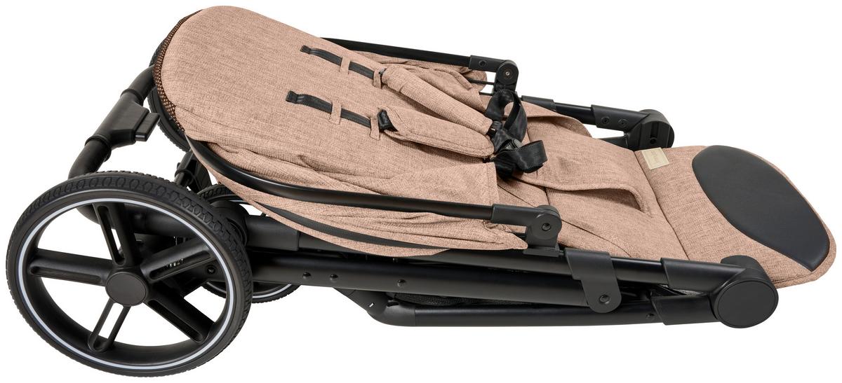 WÓZEK SPACEROWY SMART CRUISER - beżowy/czarny, Trend, tworzywo sztuczne/metal (55/56/107cm) - Jimmylee