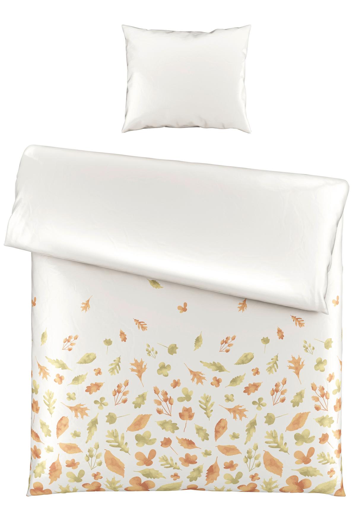 BETTWÄSCHESET STREUBLÄTTER - Weiss, Modern, Textil (160/210cm) - Modern Living