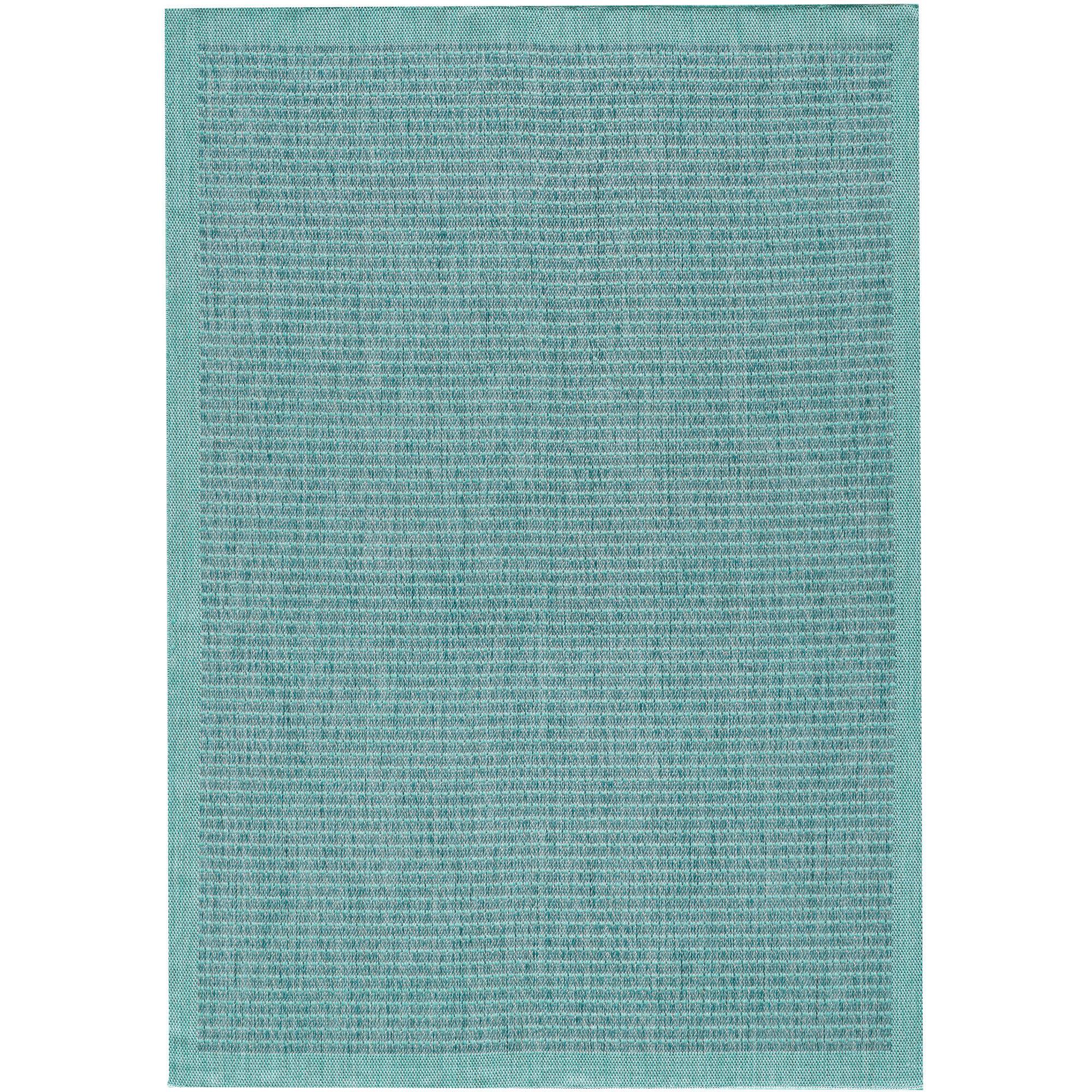 Outdoorteppich Giza Blau ca. 60x100cm - Blau, Basics, Textil (60/100cm) - Novel