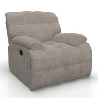 Sessel Natalie Hellgrau/Cord - Schwarz/Grau, MODERN, Holz/Textil (98/94/106cm) - Bessagi Home