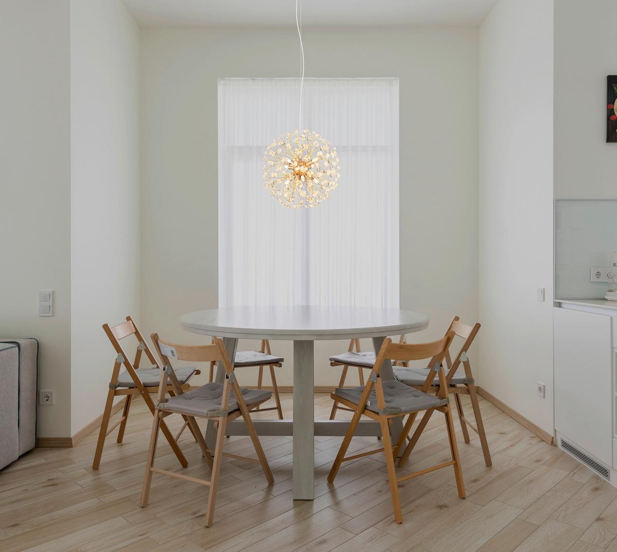 KRISTALL-HÄNGELEUCHTE 64135H1 KATRINA - Klar/Transparent, Lifestyle, Glas/Kunststoff (40/150cm) - Globo