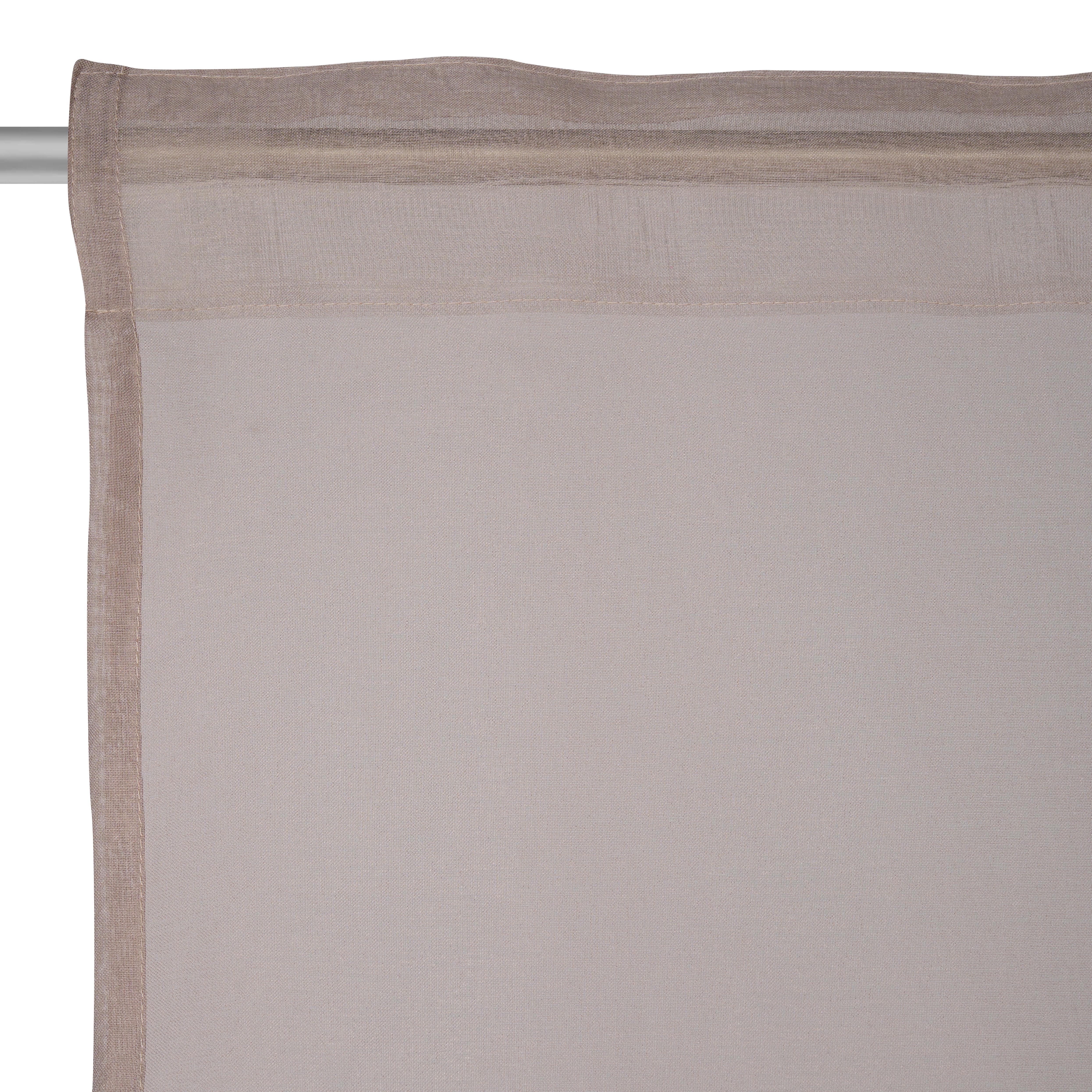 ZASŁONA GOTOWA DOLLY - kolor piaskowy, Basics, tkanina (140/245cm) - Boxxx