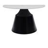 SOFFBORD NOAH - vit/svart, Modern, metall/keramik (70/50/70/50/43/48cm) - Mömax