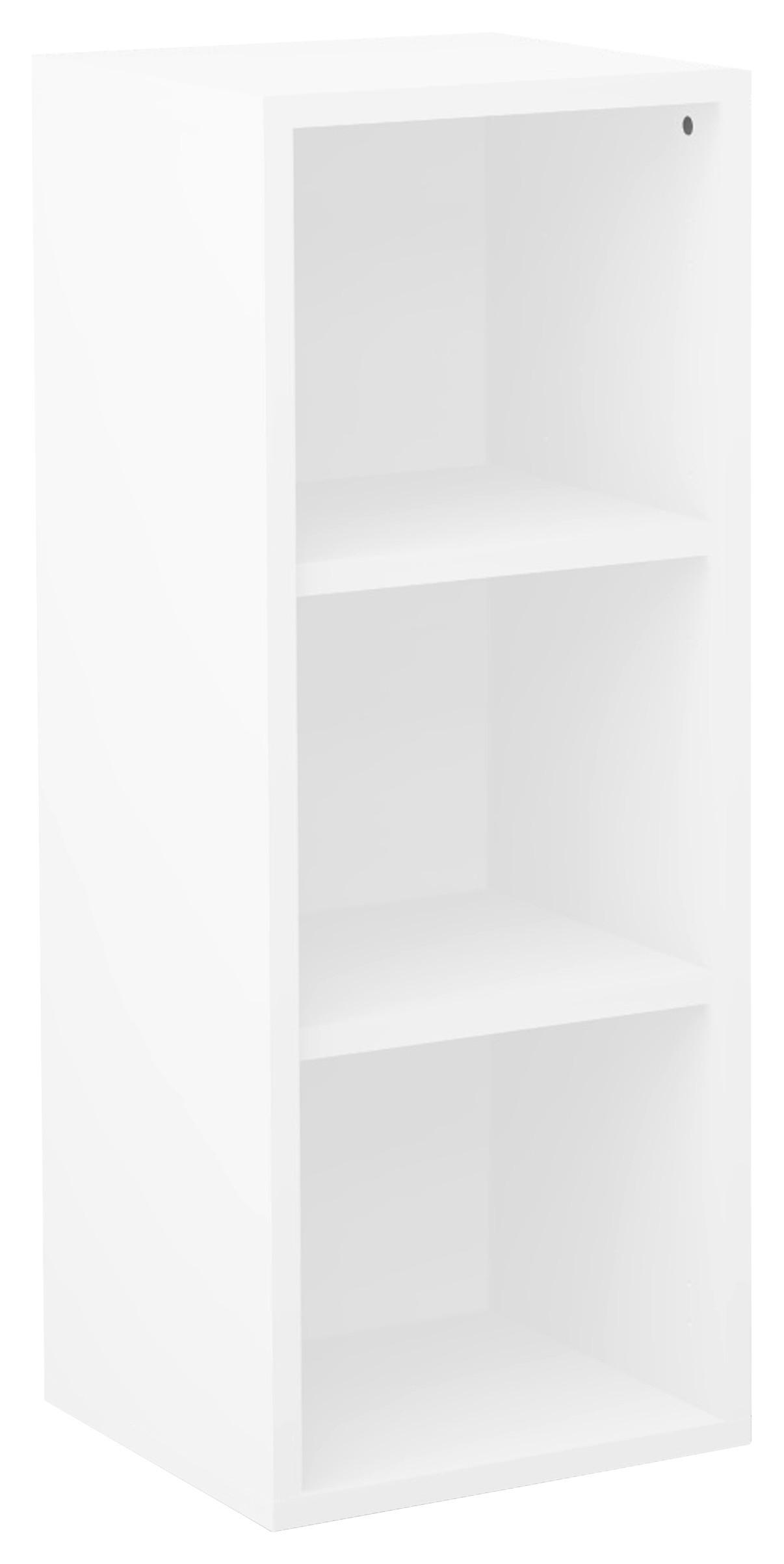 Regal Big Profi Office - Weiss/Schwarz, Modern, Holzwerkstoff/Kunststoff (44/111/40cm) - Mömax
