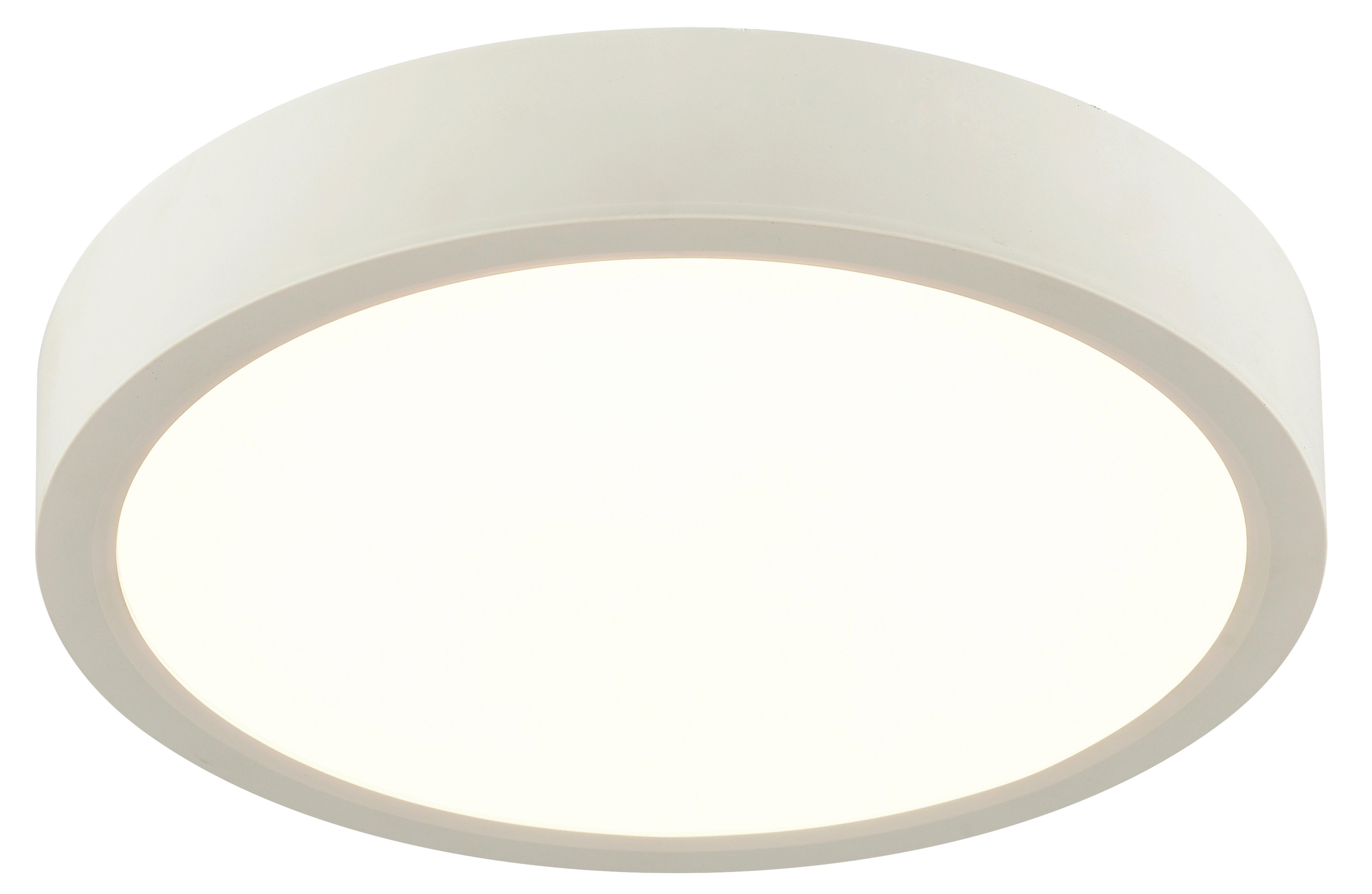 LAMPA SUFITOWA LED STORM - biały, Konventionell, tworzywo sztuczne (22,5/3,6cm) - Boxxx