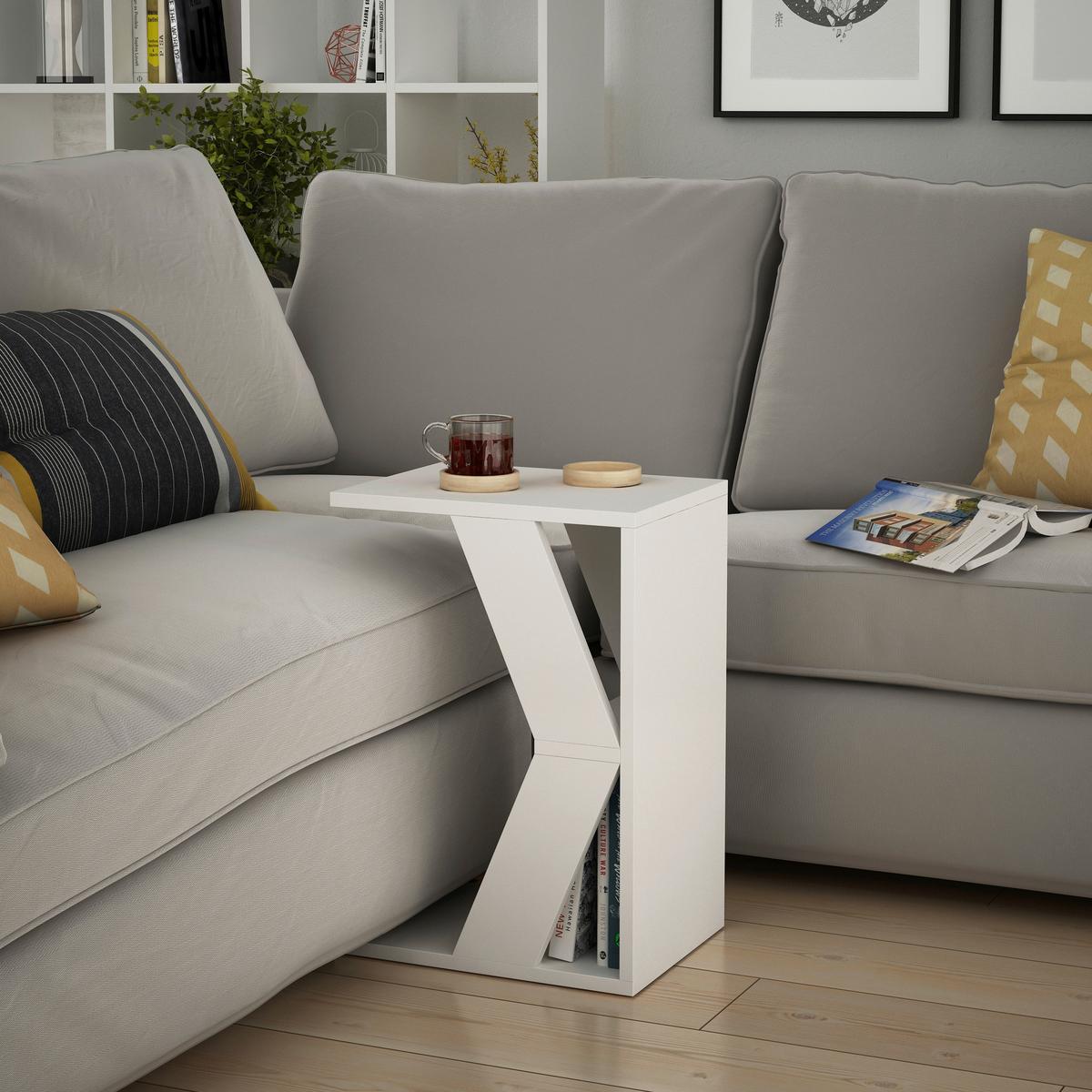 Mizica Naze - bela, Design, leseni material (30/57/40cm) - Livetastic