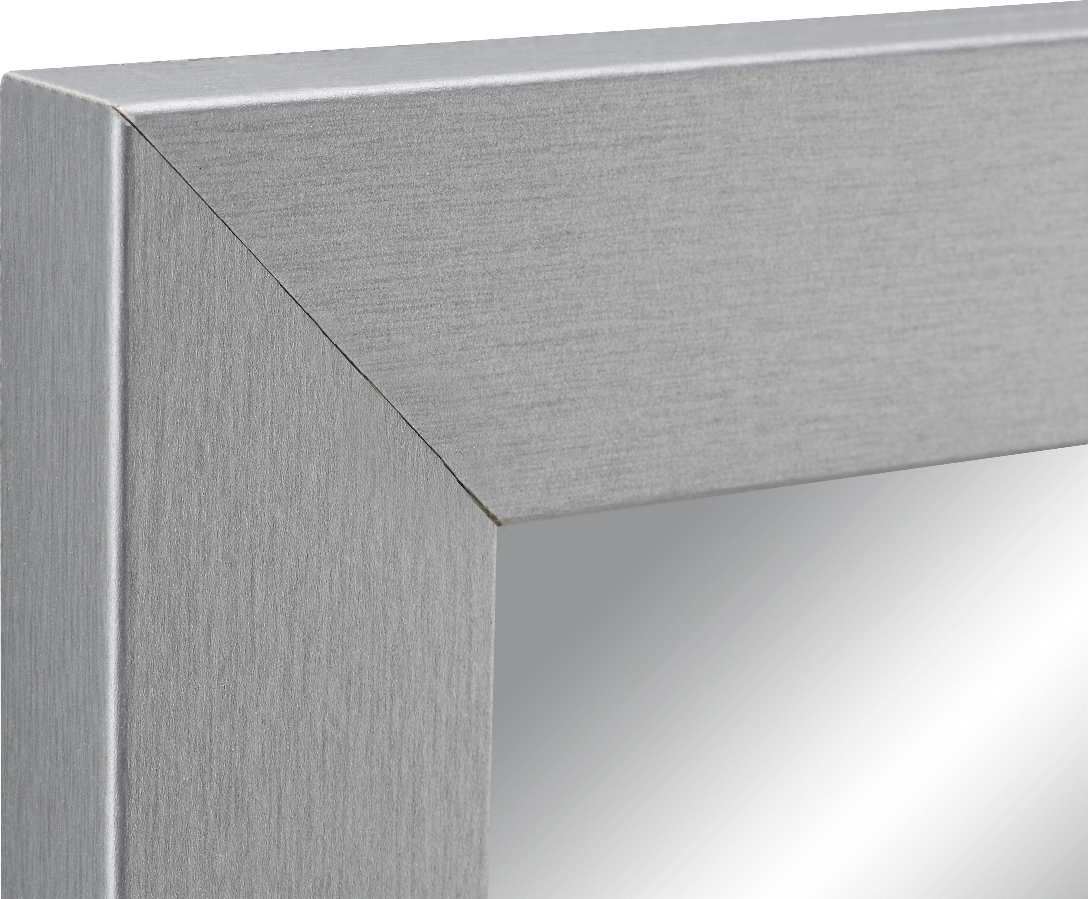 Ogledalo Zidno Silver - srebrne boje, staklo/drvni materijal (50/150/2cm) - Modern Living