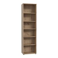 Etajeră TEMPRA 2 - stejar Artisan, Konventionell, material pe bază de lemn (54/198/35cm) - Based