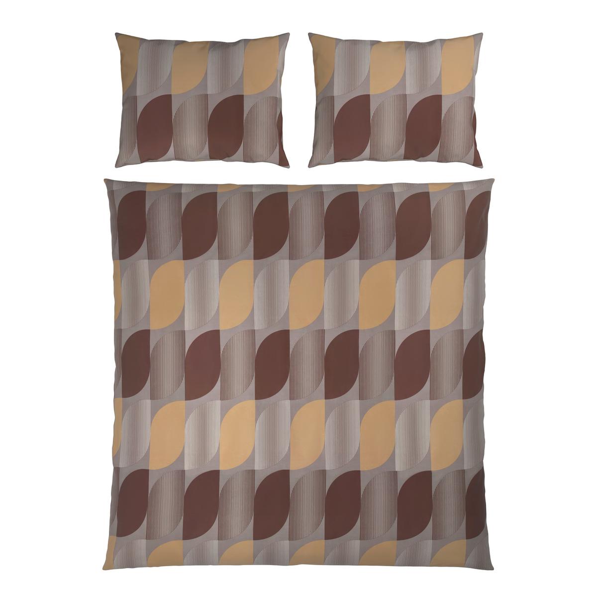 Lenjerie de pat Gala cca. 200x220/2x50x70 cm - gri deschis/bej, textil (200/220cm) - Mömax
