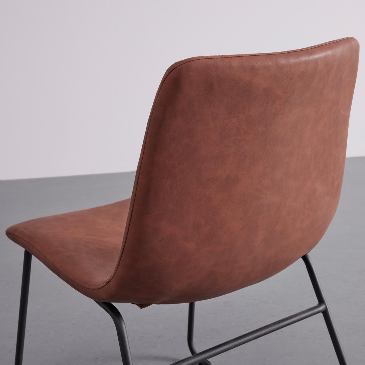 KRZESŁO ADARA - czarny/brązowy, Modern, metal/tkanina (54,5/79,5/45,5cm) - Bessagi Home