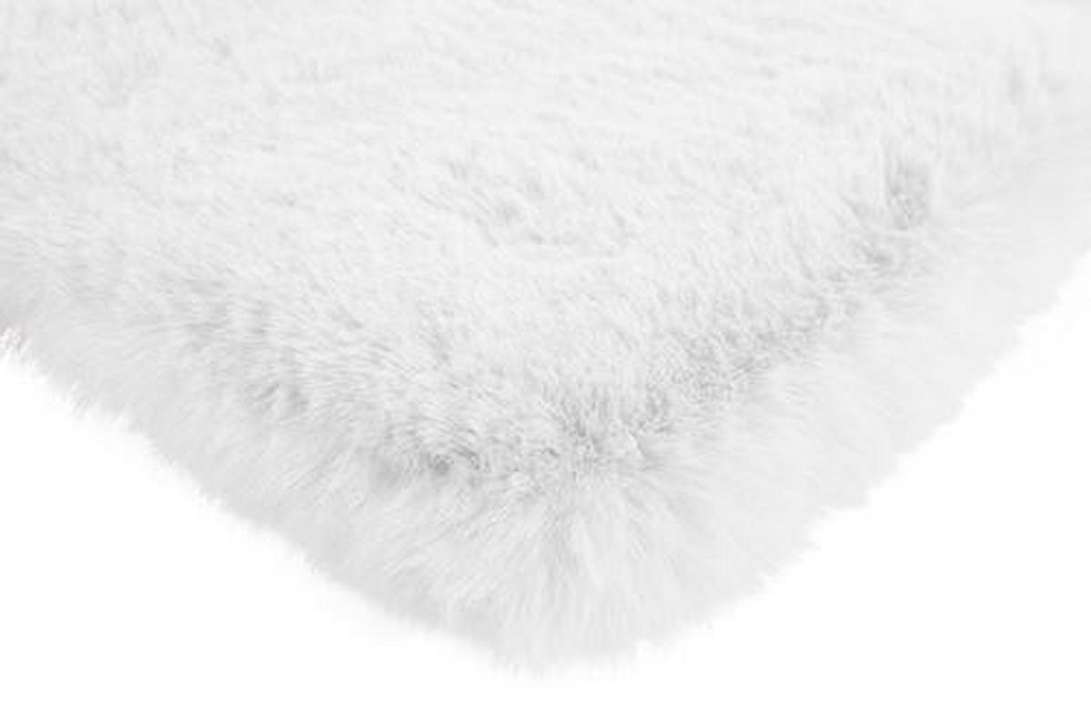 Fellteppich Afuzp-120-170-E Rabbit - Weiss, Trend, Textil (120/170cm) - Kayoom