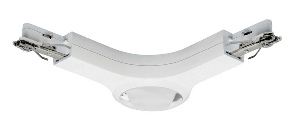Schienensystem-Verbinder LED L-Connector in Weiß - Weiß, Design, Metall (14,1/2,7/14,1cm) - Paulmann