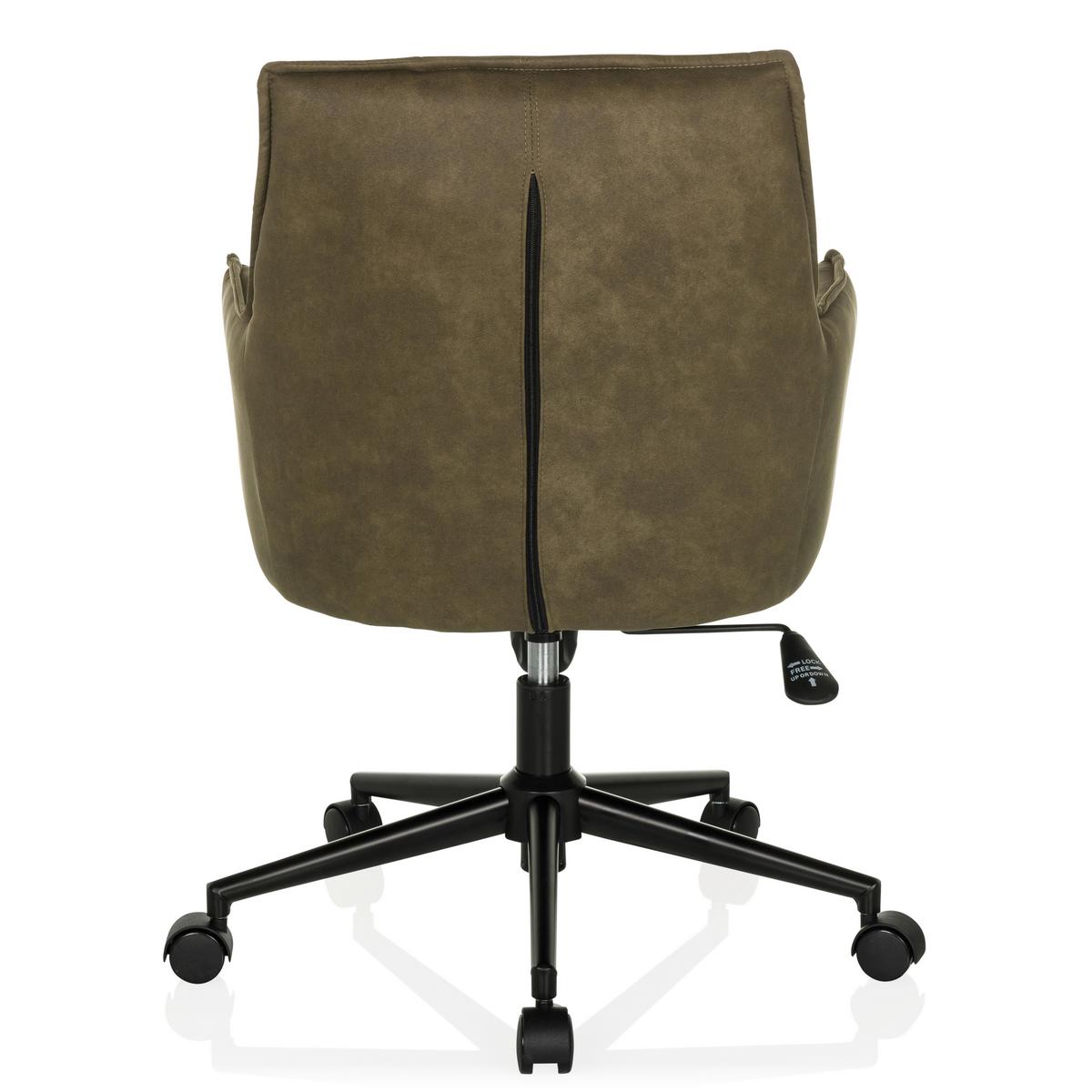 Vrtljivi Stol Solao Life, Zelena - črna/zelena, Moderno, kovina/umetna masa (54/85/70cm) - MID.YOU