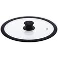Deckel Flat in Schwarz ca. 26cm - Schwarz, MODERN, Glas/Kunststoff (26cm) - Premium Living Deckel Flat in Schwarz ca. 26cm - Schwarz, MODERN, Glas/Kunststoff (26cm) - Premium Living