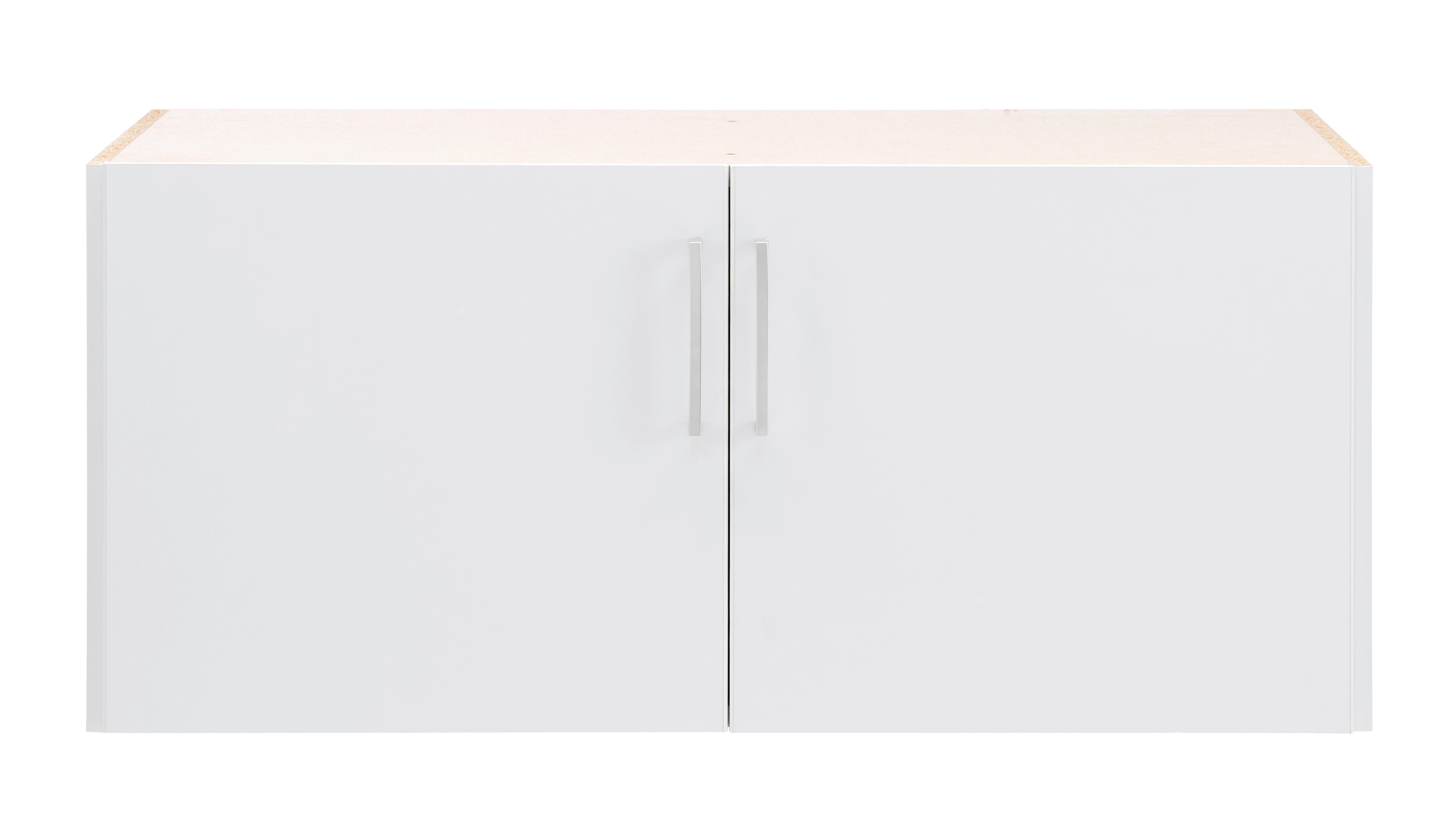 Nastavak Ormara Click - bijela/boje aluminija, Konvencionalno, drvni materijal/plastika (91/40/58cm) - Modern Living