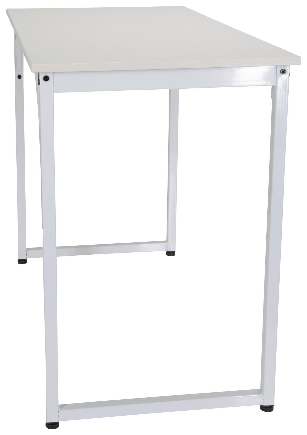 Pisalna Miza Workspace I, Bela - bela, Basics, kovina/leseni material (120/50/74cm) - MID.YOU