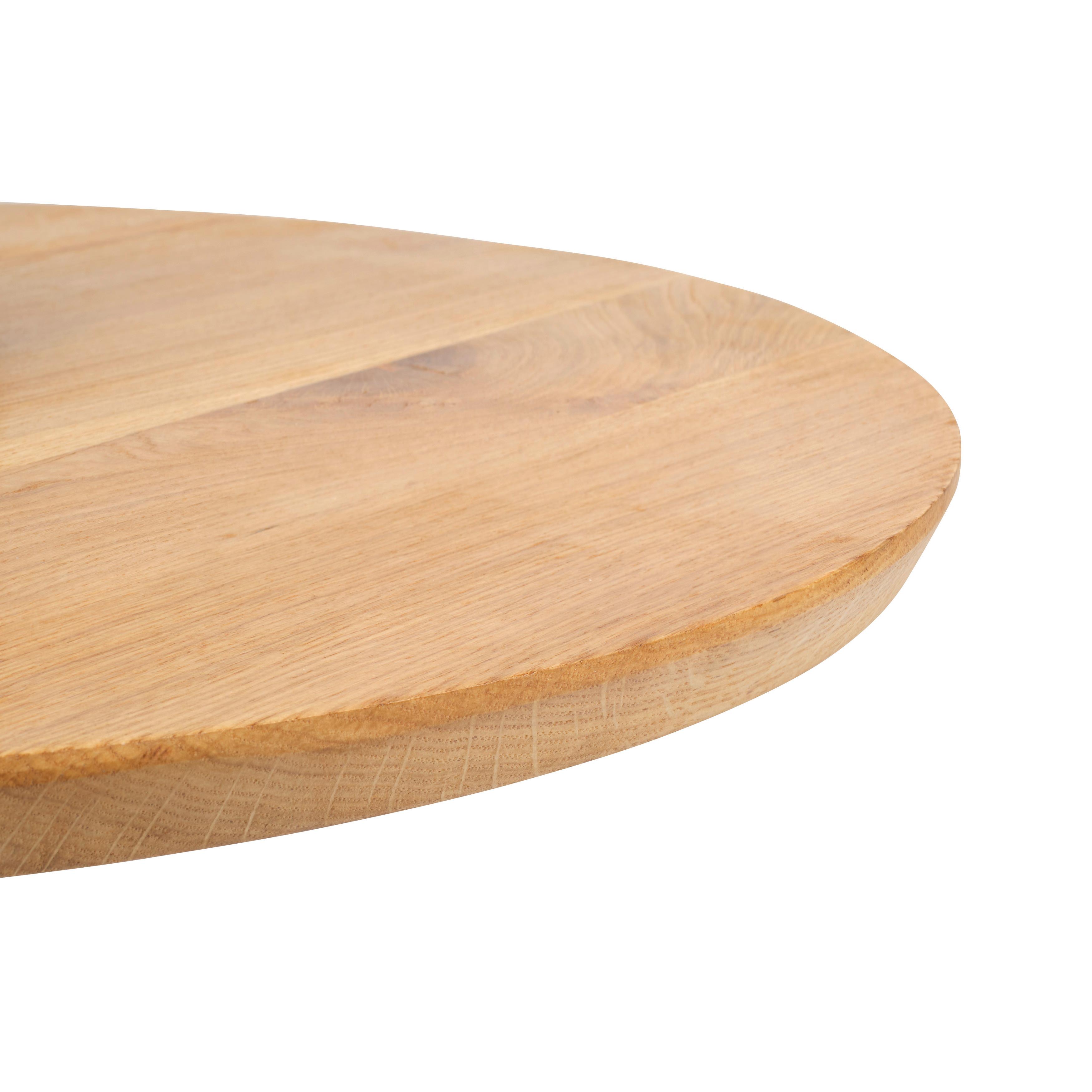 SOFFBORD MOMBASA 75 - grå/naturfärgad, Klassisk, metall/trä (75/50cm) - Mömax