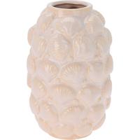 Váza Shells - fehér, kerámia (16/25,3cm)