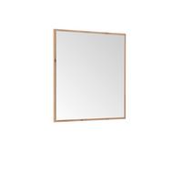 Oglindă CLEVER - culoare lemn stejar, Modern, sticlă/material pe bază de lemn (70/75/2cm) - Modern Living