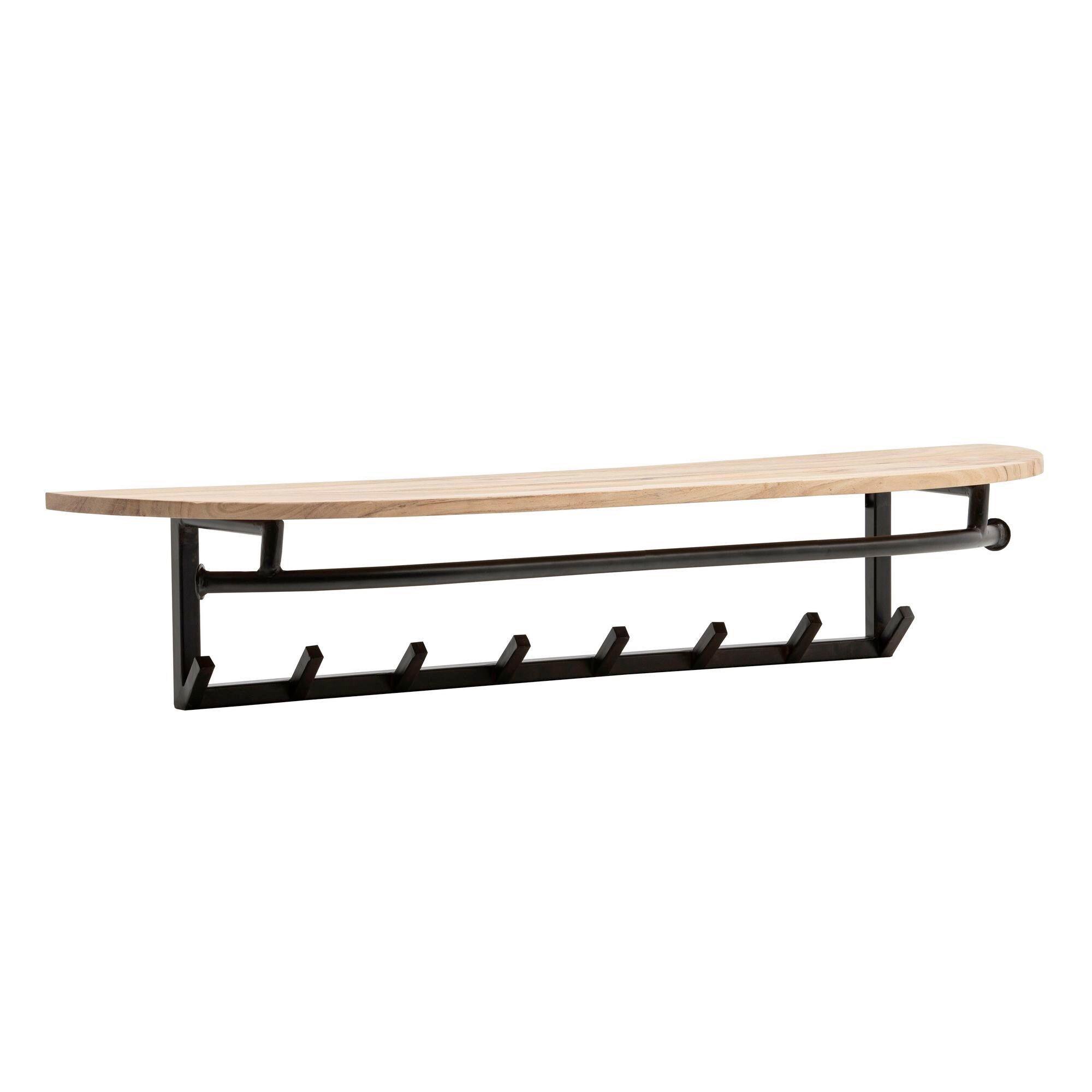 Garderobe Wl7.405 - Akaziefarben, Design, Holz (100/30/20cm) - Livetastic