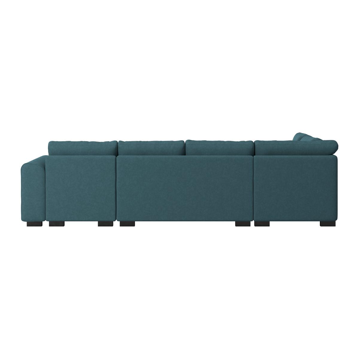 Canapea modulară MALTE - albastru/gri, Modern, textil (178/305/155cm) - Luca Bessoni