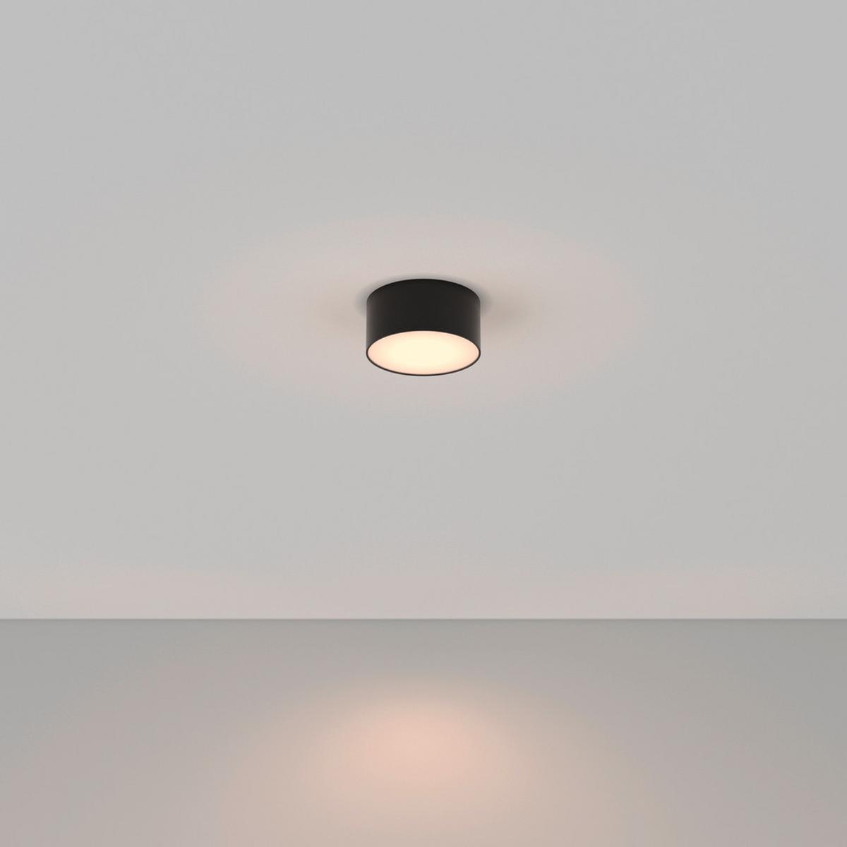 DECKENLEUCHTE ZON - Schwarz, Modern, Metall (12/6cm) - MAYTONI