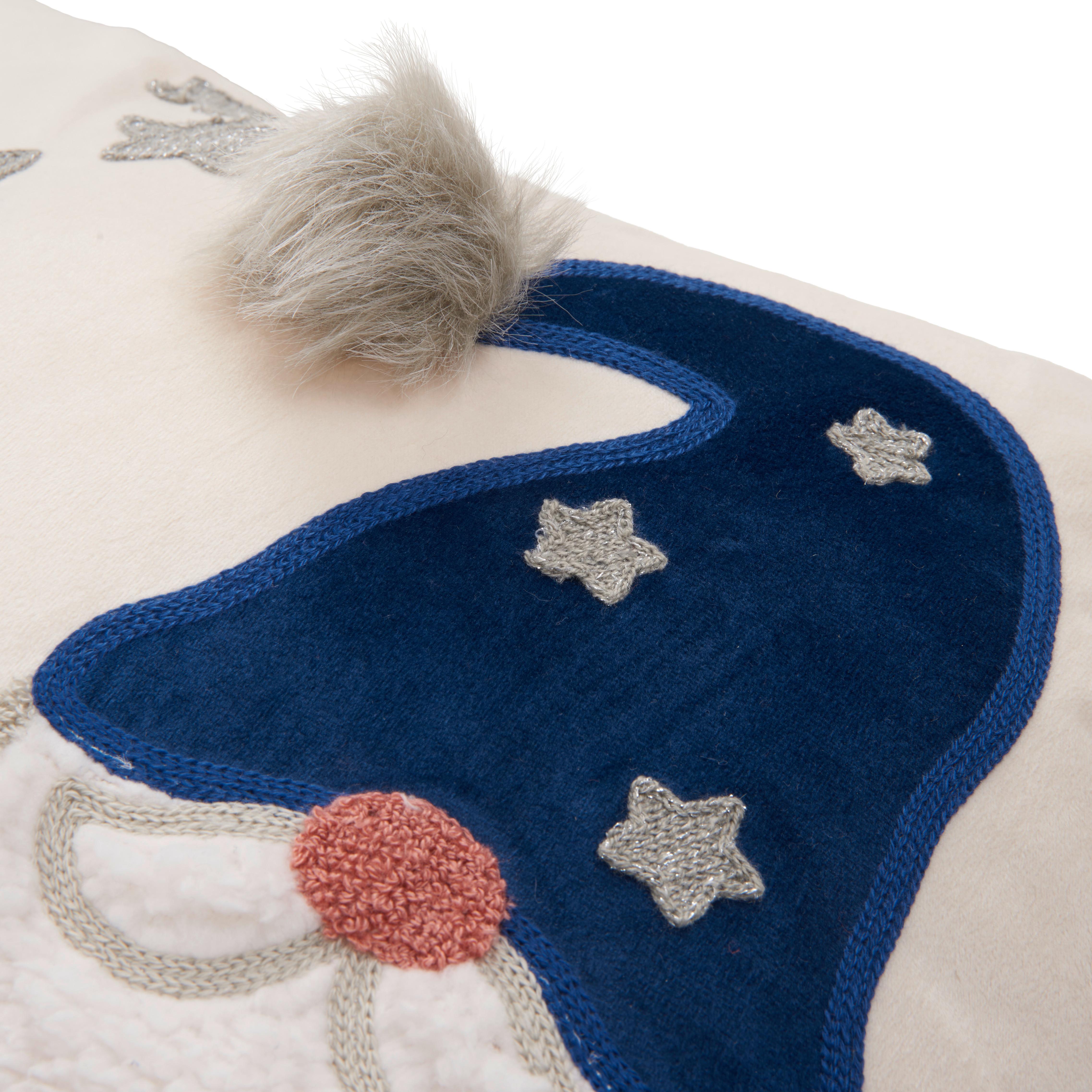 POSZEWKA NA PODUSZKĘ BLUE WINTER WORLD - różnokolorowy, Konventionell, tkanina (45/45cm) - X-Mas