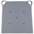 Sitzkissen Nina Grau ca. 40x36cm - Grau, Textil (40/36/3,5cm) - Mömax modern living Sitzkissen Nina Grau ca. 40x36cm - Grau, Textil (40/36/3,5cm) - Mömax modern living