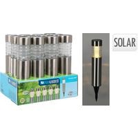 Szolárlámpa Dt3000320 - fém (6/6/27cm)