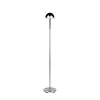 LED-Stehleuchte Mendorez Chromfarben max. 2,5 Watt - Chromfarben/Transparent, Basics, Kunststoff/Metall (22/22/130,5cm)