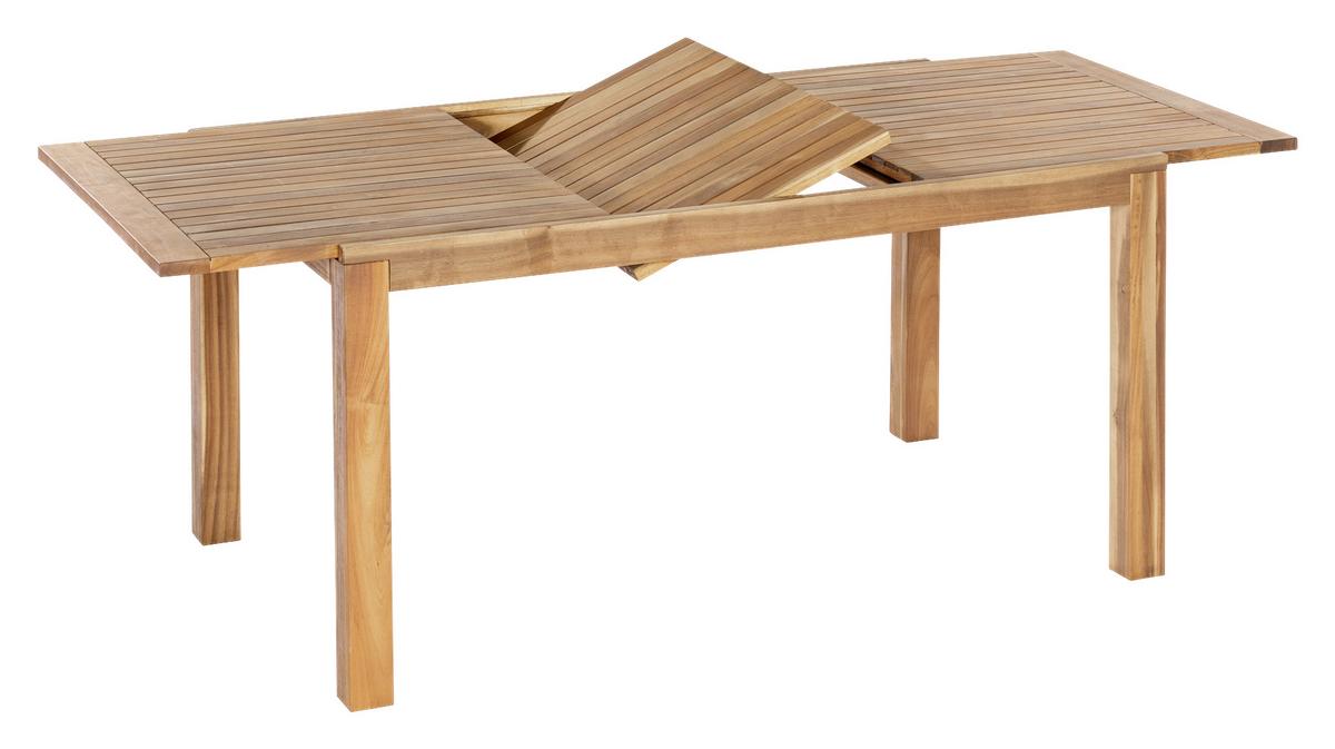 Vrtna Miza Paraiba, 150x74,5x90cm, Masivno - barve akacije, Romantika, les (150/90/74,5cm) - Gardenson