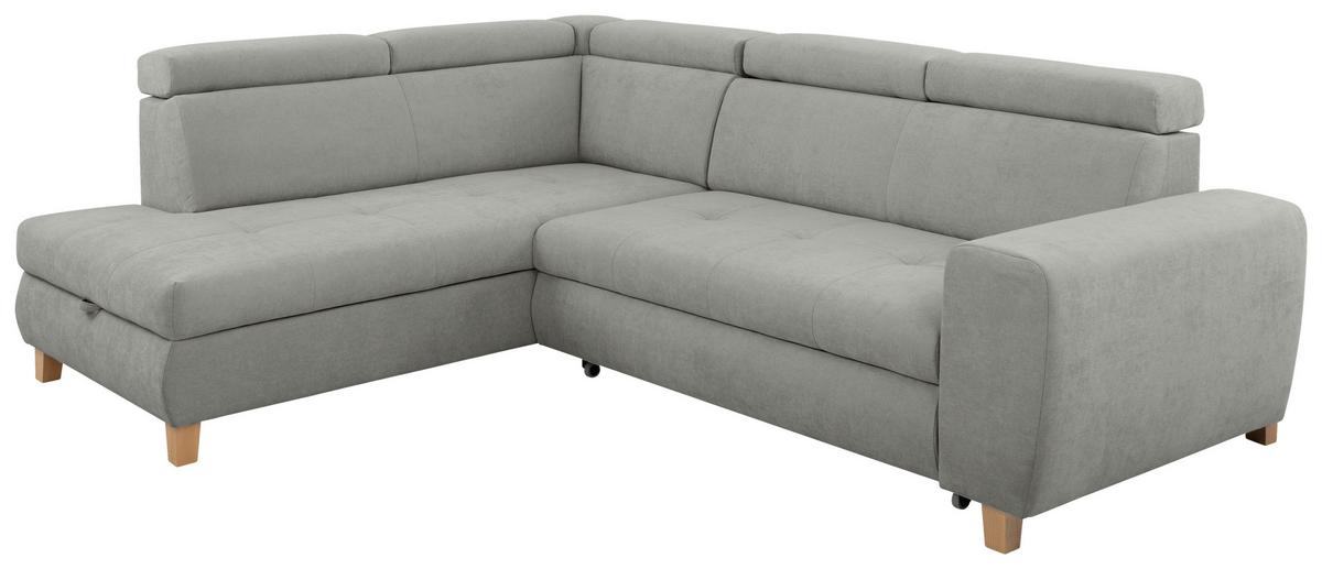 Kutna Garnitura Lugo - siva, Moderno, drvo/metal (205/98/266cm) - Modern Living