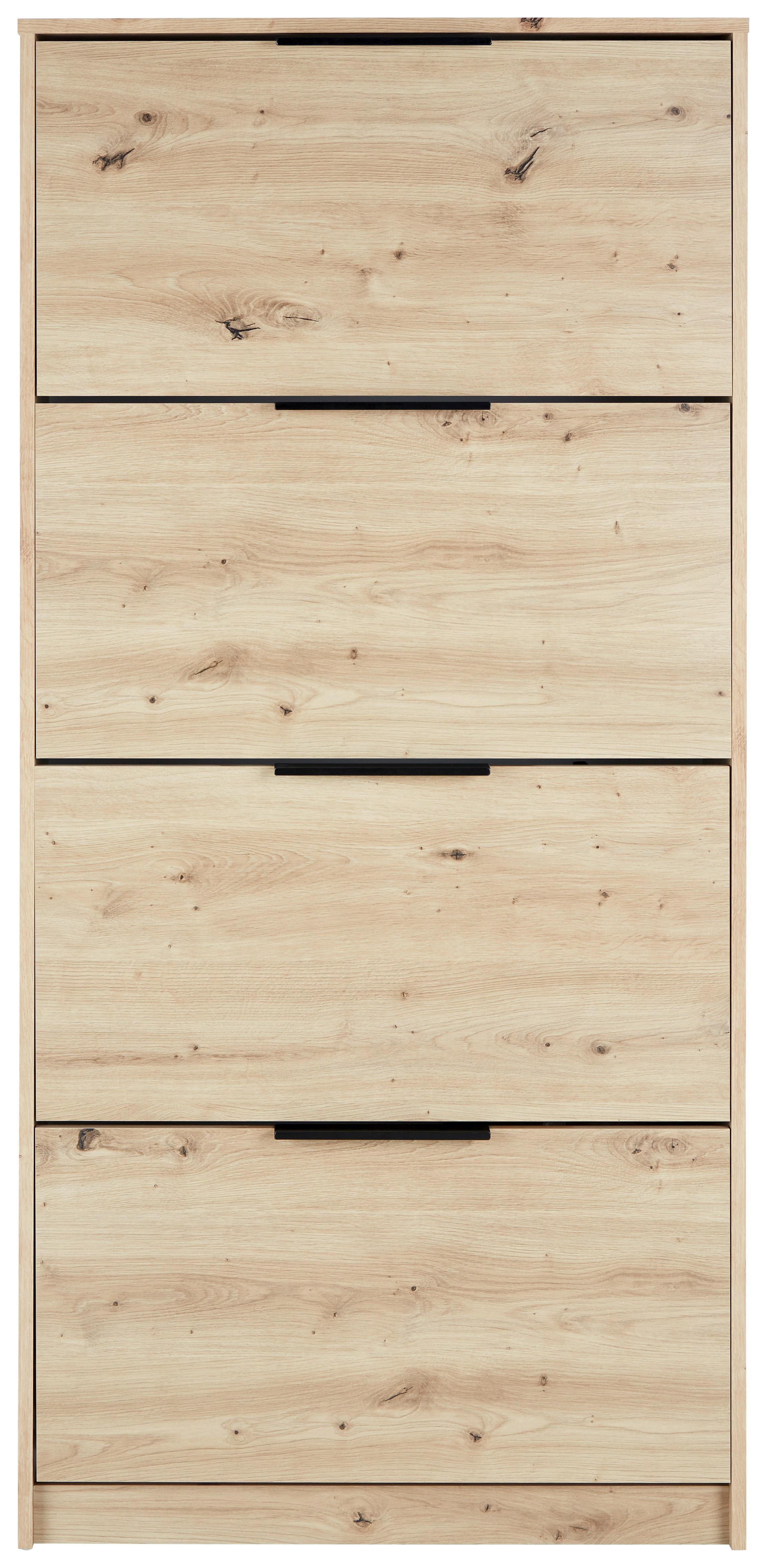 Schuhkipper in Eichefarben - MODERN, Holzwerkstoff (79/162/25cm) - Mömax