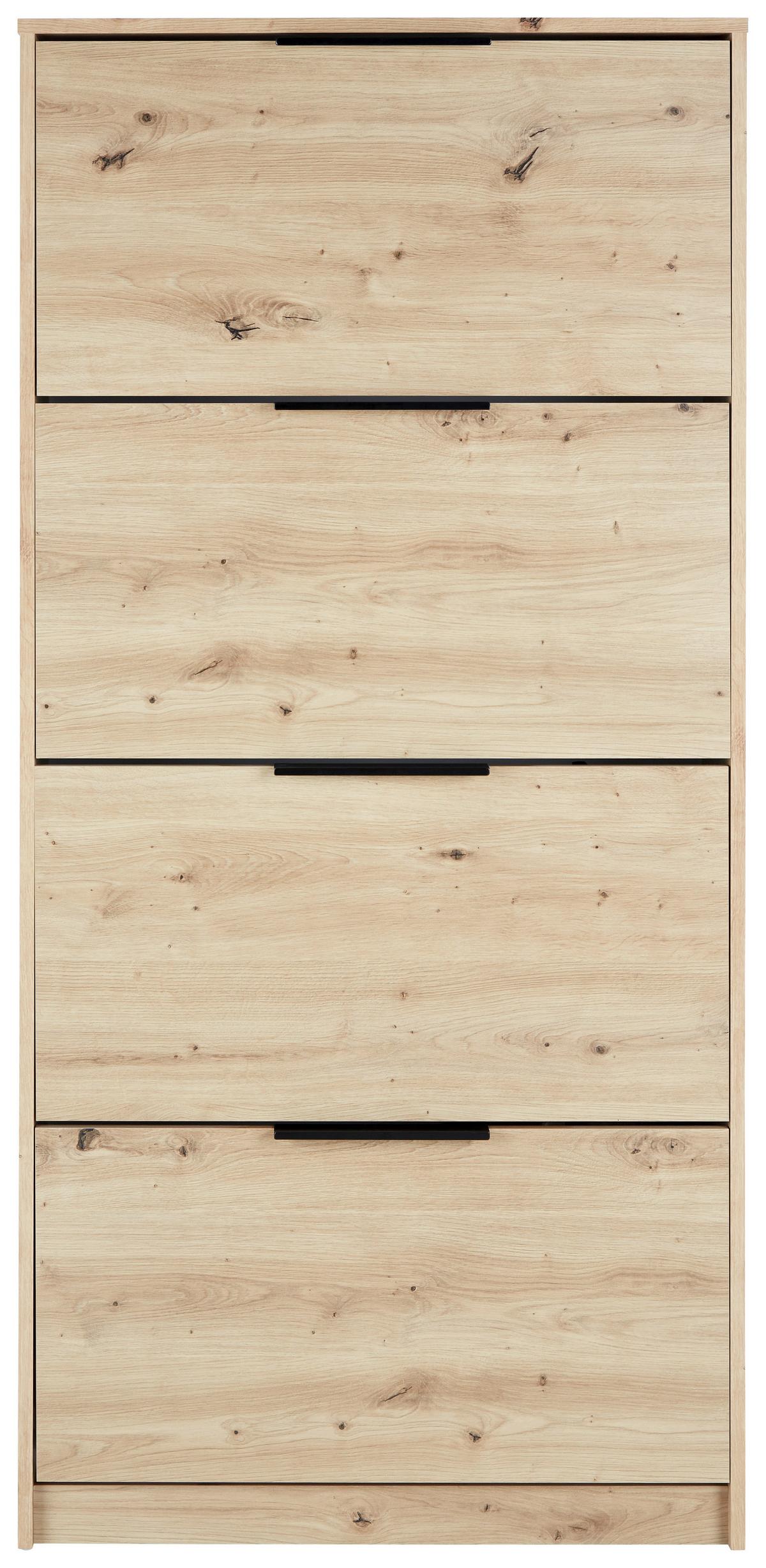 Schuhkipper in Eichefarben - Modern, Holzwerkstoff (79/162/25cm) - Mömax