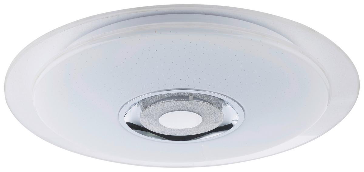 Stropna Led-svetilka Gloria, S Sijalko - bela/opal, Moderno, kovina/umetna masa (47,5/5,7cm)