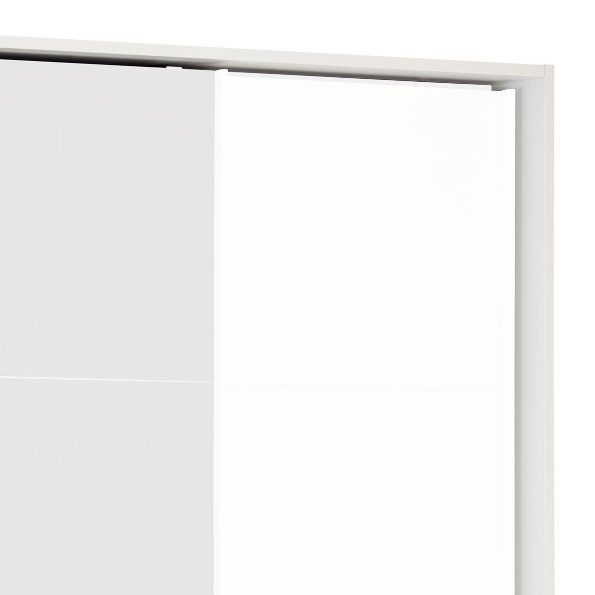 Ramă pentru dulap BENSHEIM - alb, Konventionell, material pe bază de lemn (368/233/64cm) - James Wood