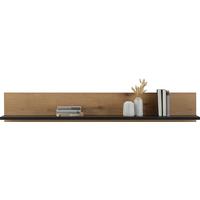 Poliță De Perete Corte - culoare lemn stejar/gri, Trend, material pe bază de lemn (160/24/21,6cm) - Modern Living