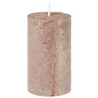 Stumpenkerze Shiny in diversen Farben - Weiss/Goldfarben (6,8/12cm) - Modern Living