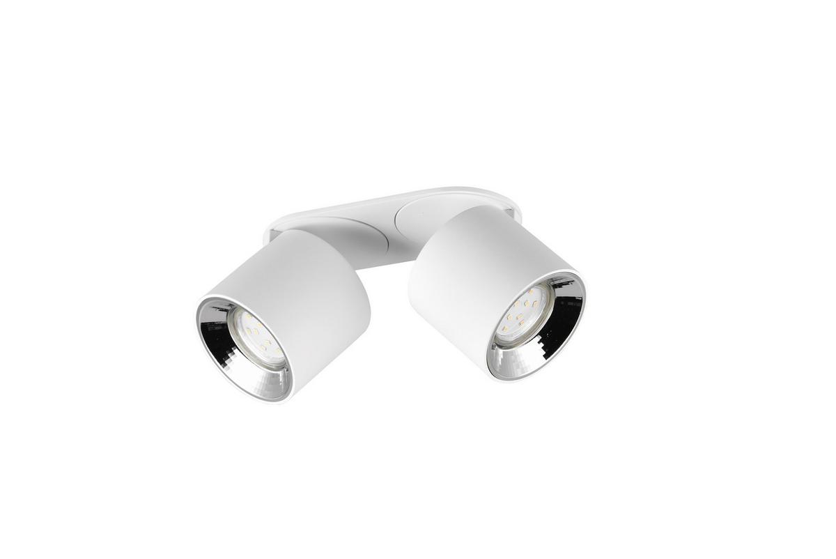Strahler Guayana Weiß max. 10 Watt - Weiß, Basics, Metall (18/12,0/8,7cm)