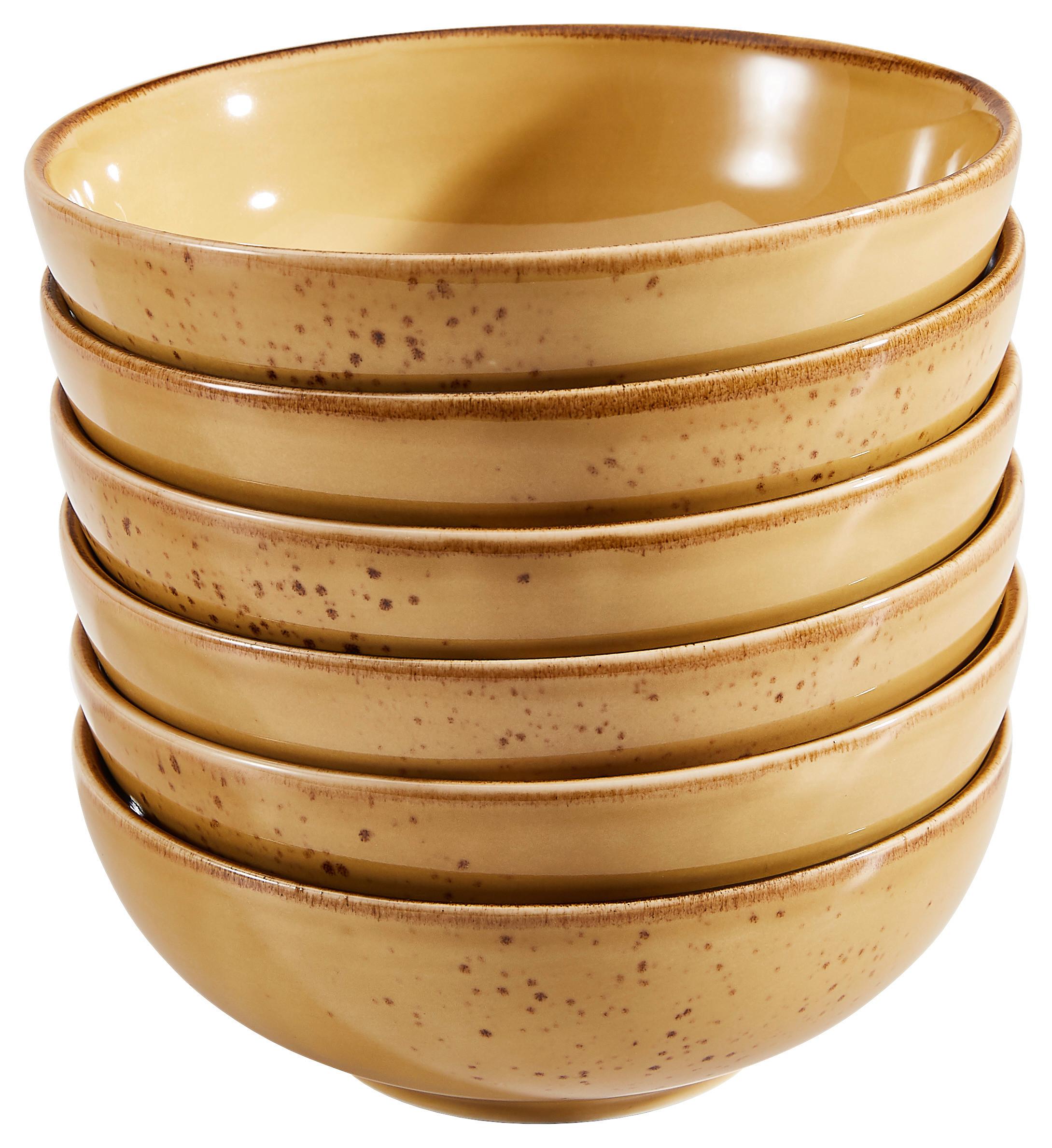 Set Posod Curry, 6-Delni - barve karija, Trend, keramika (16,5cm) - Creatable