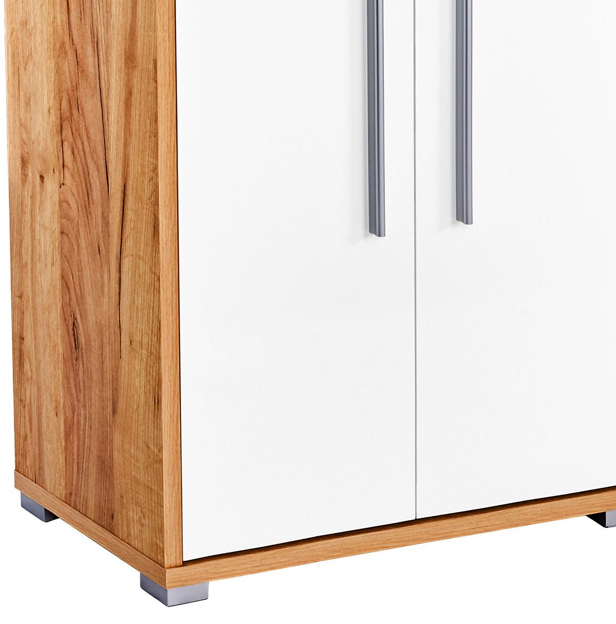 Aktaszekrény 2 Ajtós Profi - tölgyfa színű/fehér, Modern, faalapú anyag (75/220/35cm) - Ondega