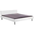 Futonska Postelja Belia - aluminij/bela, kovina/leseni material (180/200cm) - Mömax modern living